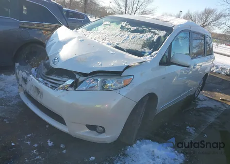 2017 Toyota Sienna Xle Premium 7 Passenger from USA, damaged, VIN 5TDDZ3DC7HS149558